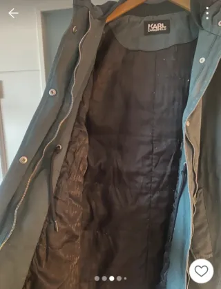 Abrigo Karl Lagerfeld Verde Oliva