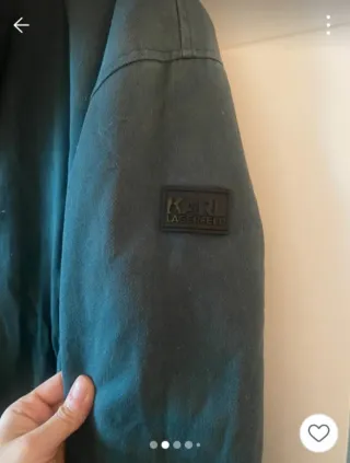 Abrigo Karl Lagerfeld Verde Oliva