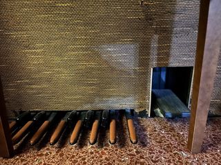 Órgano Hammond vintage con pedalera y banco origin