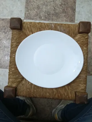 Plato ovalado tipo bandeja