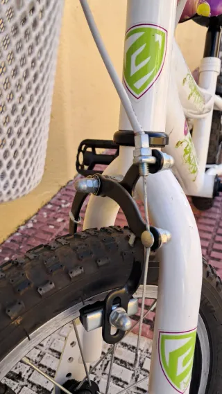 BICICLETA INFANTIL CON RUEDINES - 14 PULGADAS.