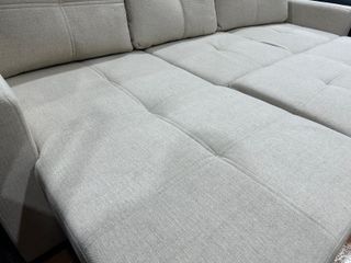 Sofá beige antimanchas 216cm