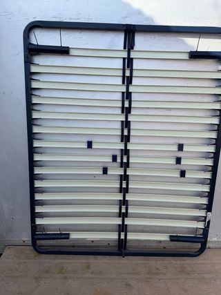 Somier 150x182cm Madera y Metal