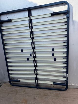 Somier 150x182cm Madera y Metal