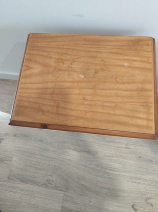 Mesita de noche madera antigua