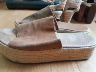 Sandalias MY SHOES piel marrón