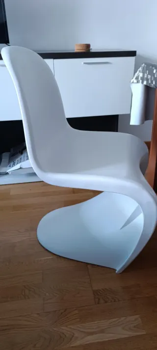 Sillas de comedor blancas Sillas rojas