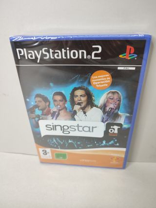 Pack Singstar Blue BBVA PS2 Karaoke