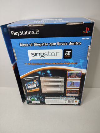Pack Singstar Blue BBVA PS2 Karaoke