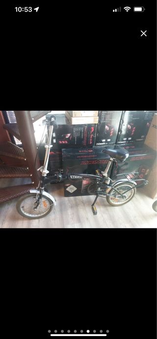 Bicicleta Plegable Negra