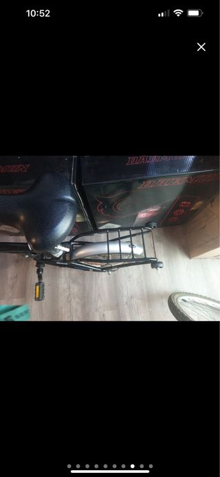 Bicicleta Plegable Negra