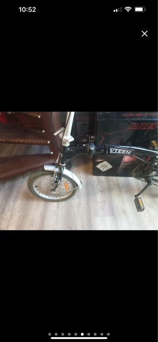 Bicicleta Plegable Negra