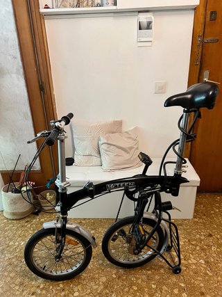 Bicicleta Plegable Negra