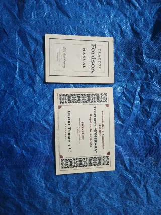 Manual Tractor Fordson Años 20 y catalogo aperos