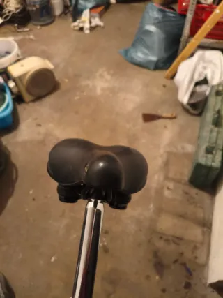 Sillín de bicicleta con muelles