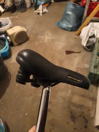 Sillín de bicicleta con muelles