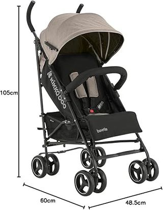 Silla de paseo KikkaBoo Beetle Beige