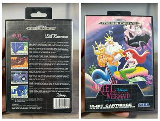 Ariel La Sirenita the little mermaid MegaDrive