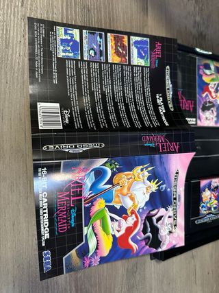 Ariel La Sirenita the little mermaid MegaDrive