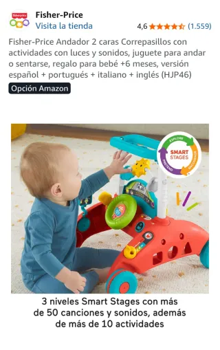 Andador bebé Fisher-Price