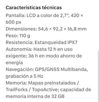 Ciclocomputador Garmin Edge 550
