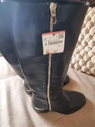 Botas altas mujer negras