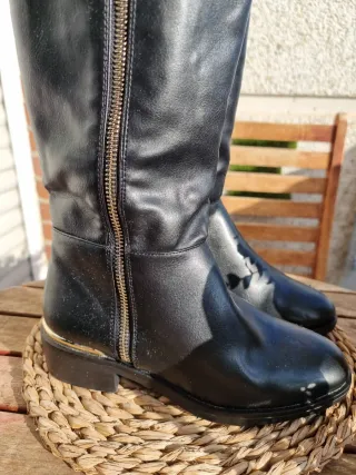 Botas altas mujer negras