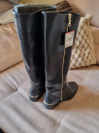 Botas altas mujer negras