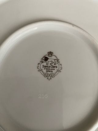 Sopera Santa Clara Porcelana Naranja