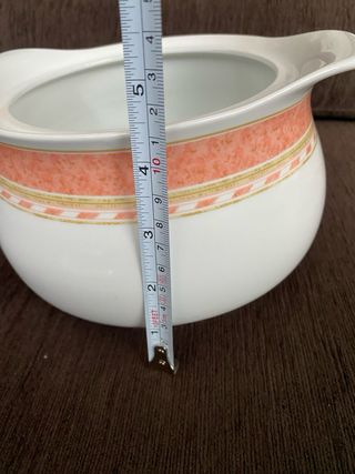 Sopera Santa Clara Porcelana Naranja