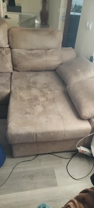 Sofá Chaise Longue con Arcón convertible en cama