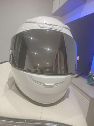 Casco Shoei NXR Blanco Perla Recién Pintado