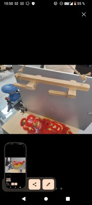 Marioneta Dragón Año Nuevo Chino Vintage