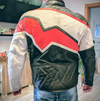 Traje de moto cuero Nakai