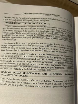 Temari oposicions Intervenció Sociocomunità