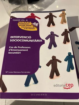 Temari oposicions Intervenció Sociocomunità