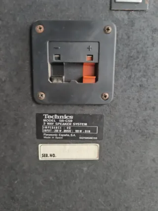 Pareja Altavoces Vintage Technics SB-CS9