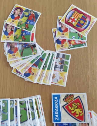 Pack cromos Liga ESTE diferentes temporadas MESSI