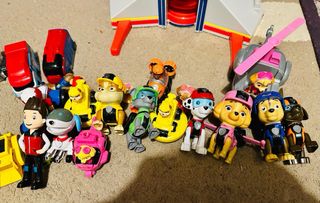 Patrulla Canina Torre y Vehículos y 2 disfraces