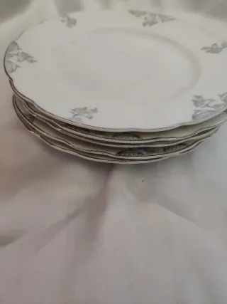 Piattini vintage porcellana Verbano Laveno