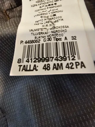 Traje Antonio Miro T48 Negro