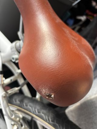 Bicicleta BTWIN blanca