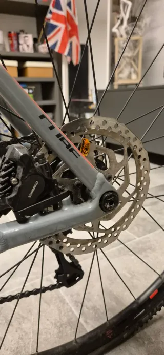 Bicicletta Ciclocross Cube Grigio/Rosso