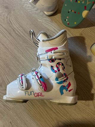 Sci e scarponi da sci per bambina