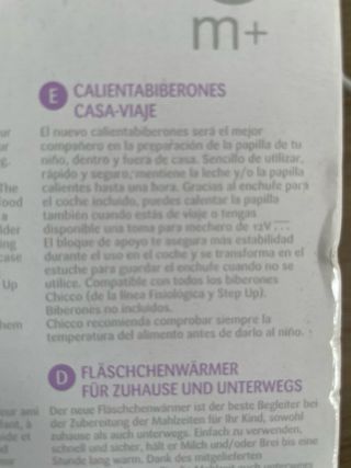 Calientabiberones Chicco Family