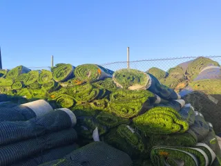 Césped artificial reciclado