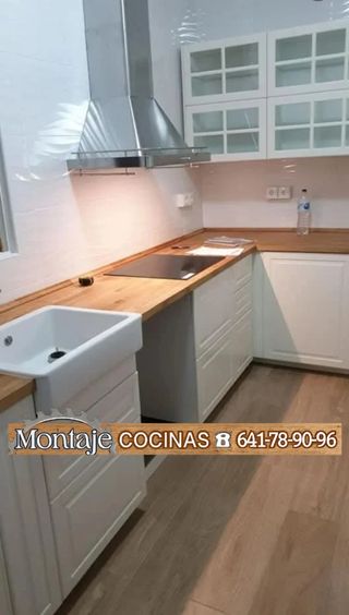 Contador de cocinas montaje de encimeras cocinas n