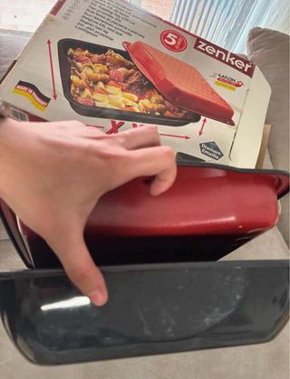 Bandeja Horno Zenker XXL con Tapa