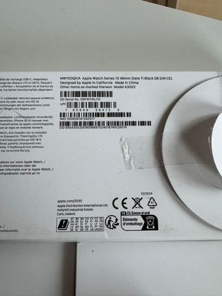 Apple Watch 10 46mm Acero Inoxidable 100%