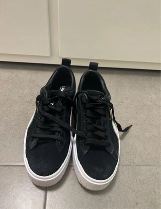 Zapatos Puma Mayze Mujer Negro Blanco